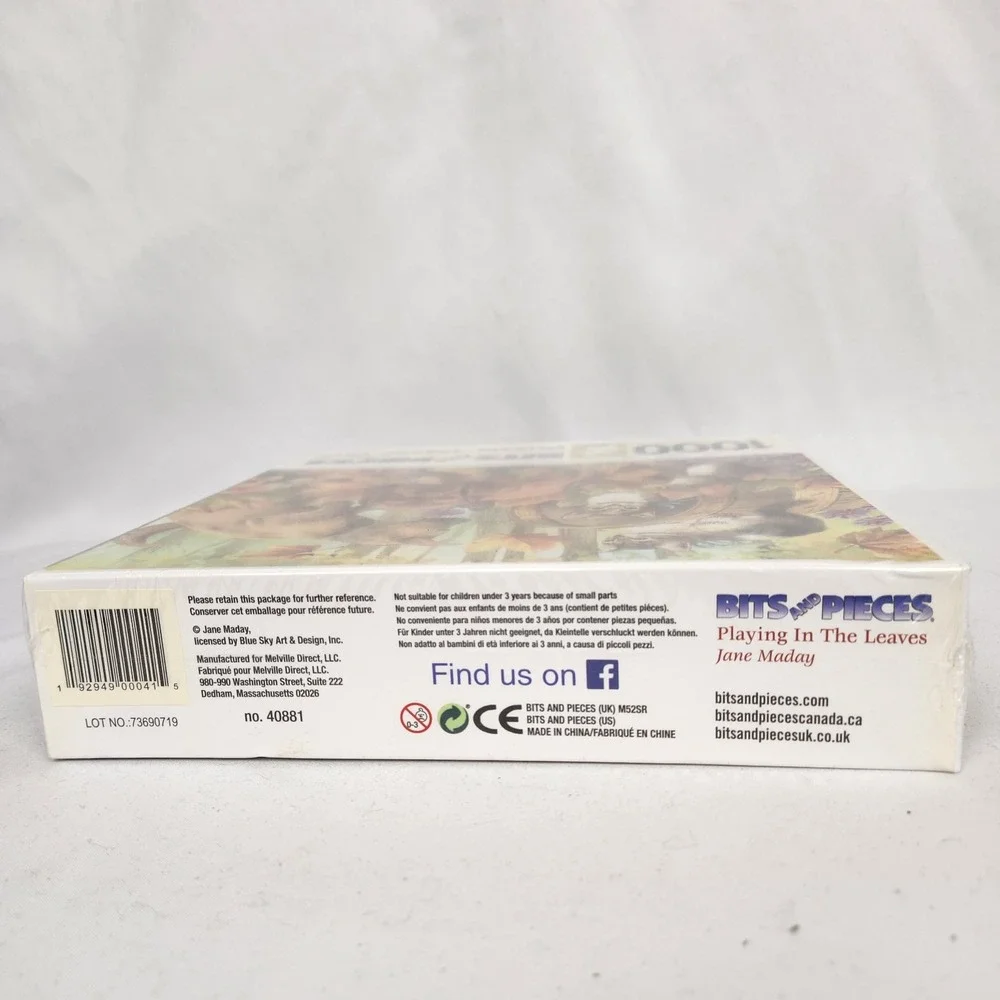 NIB Bits and Pieces 1000 Pc Puzzle Dogs Cats 